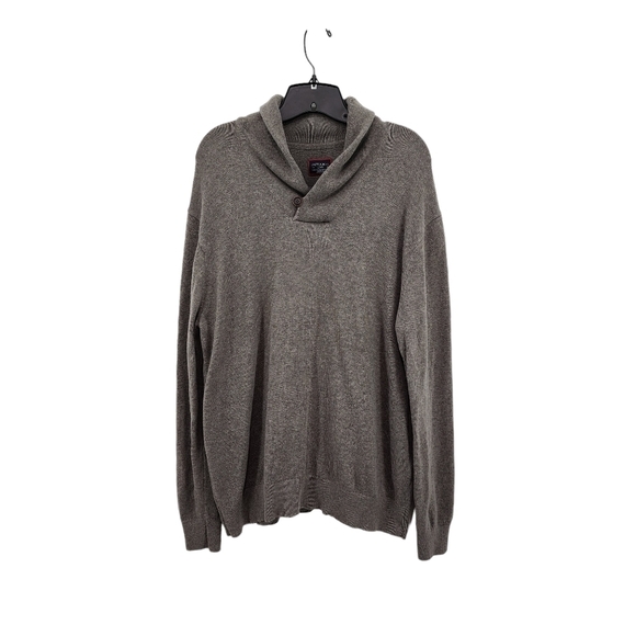 Untuckit Men's Shawl Collar Merino Wool Blend Sweater - L - Picture 2 of 7